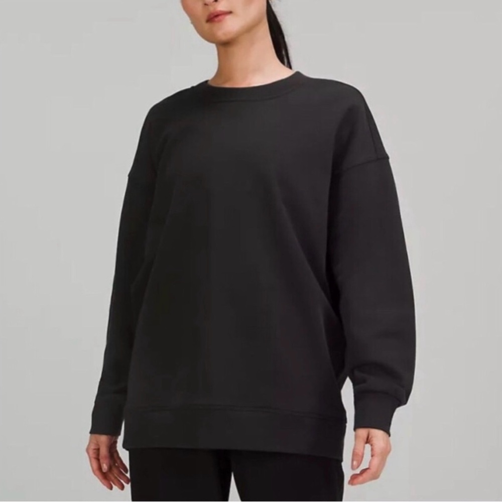 Lululemon Black Oversized Sweatshirt